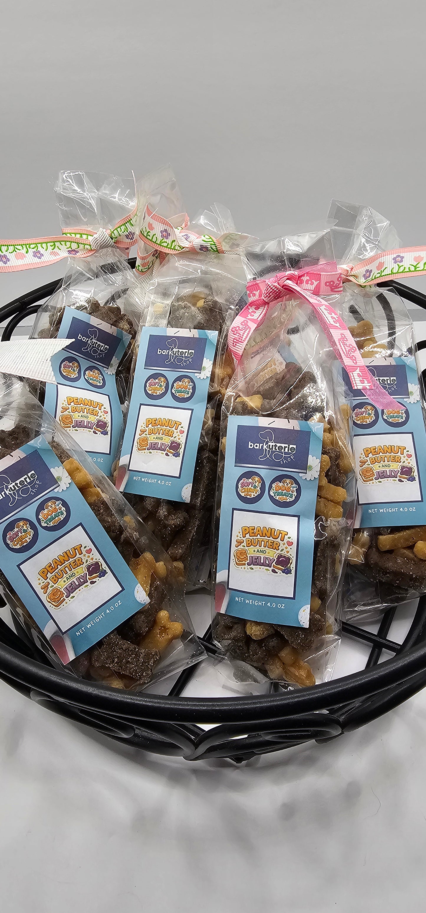 Peanut Butter & Jelly Mini Bones (Soft & Chewy)